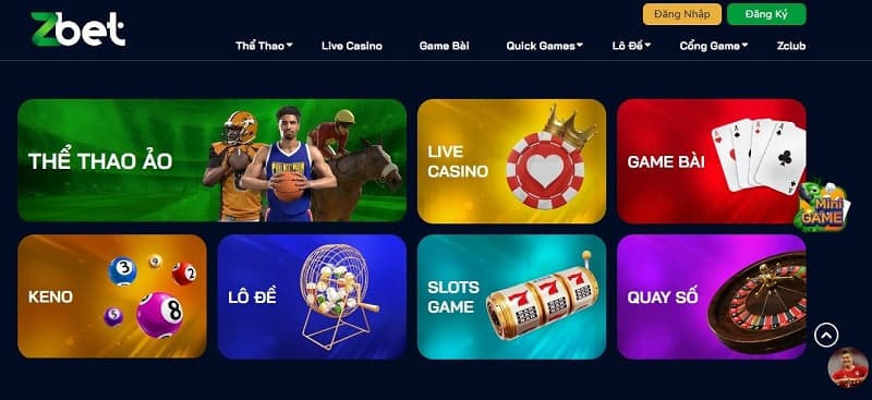 ZBET - Không gian cá cược dành cho mọi game thủ