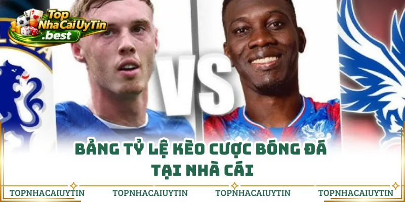 Bảng tỷ lệ kèo cược bóng đá tại nhà cái