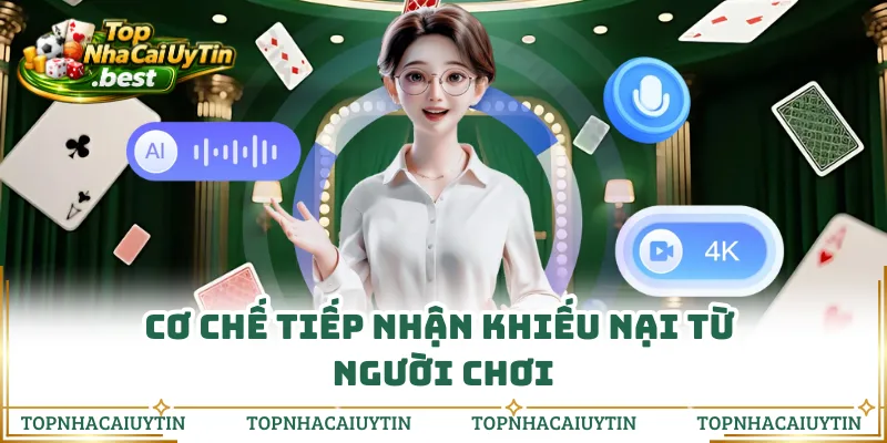 Cơ chế tiếp nhận khiếu nại từ người chơi