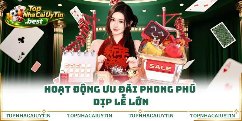 Hoạt động ưu đãi phong phú dịp lễ lớn